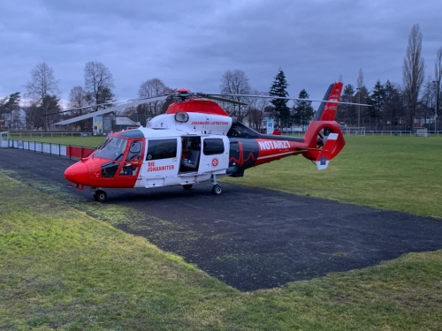 Einsatz 23.01.2021 - H1 Absicherung Landeplatz für Rettungshubschrauber