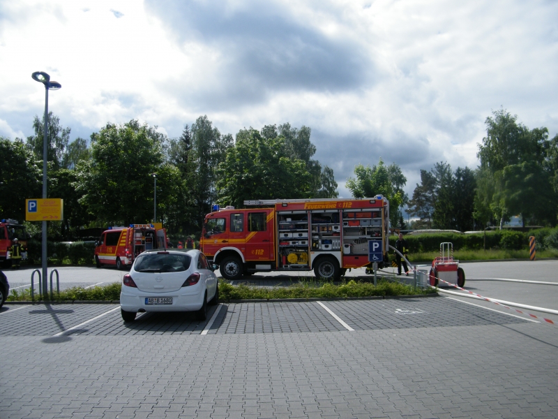 Einsatz 21.05.2013 F 3 Einkaufsmarkt Mainflingen