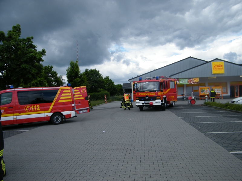 Einsatz 21.05.2013 Brandnachschau Einkaufsmarkt