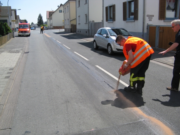 Einsatz 17.06.2013 H 1 Ölspur Straße