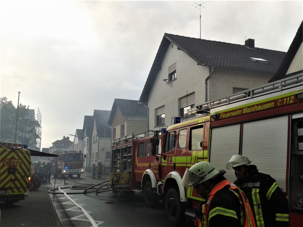 Einsatz 04.05.2017 F2 - Dachstuhlbrand