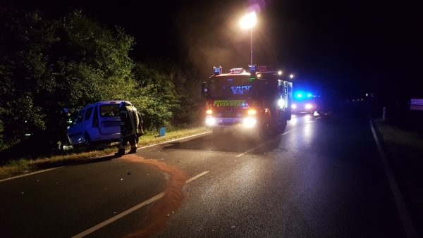 Einsatz 25.06.2017 H1 - Glas und Scherben nach VU