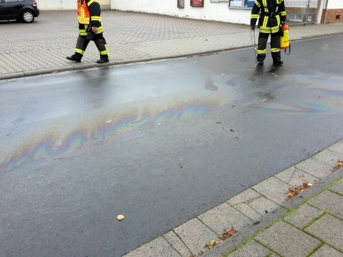 Einsatz 22.10.2014 H1 - Ölspur