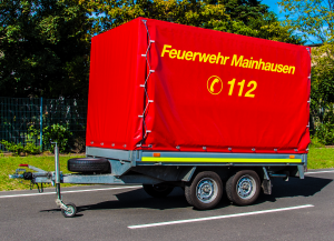 Feuerwehranhänger Logistik